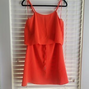C.LUCE Strap Mini Dress with Adjustable Waist